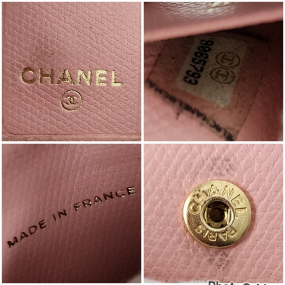 Auth Chanel CC Pink Key Case - Picture 4 of 9
